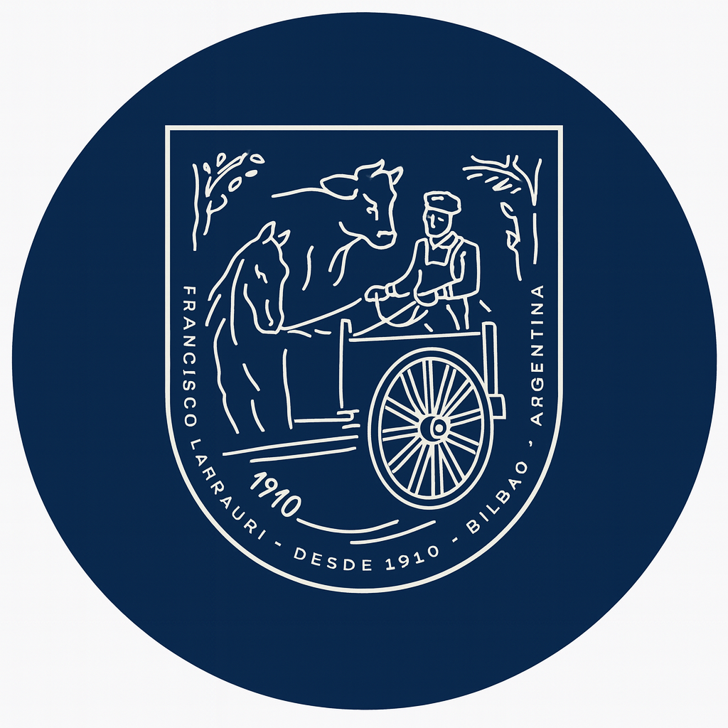 Escudo Larrauri en estilo emblema
